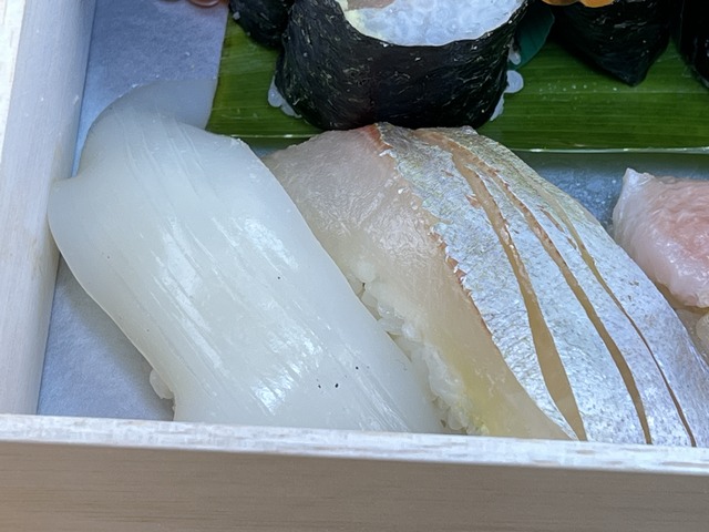 上にぎりイカ・シマアジ