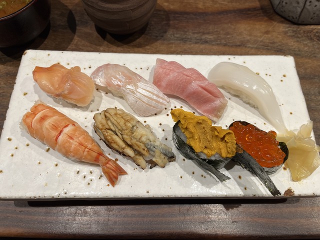 上にぎり盛り合わせ