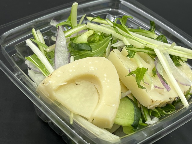 京都産筍使用　焼き筍の和サラダ1-1