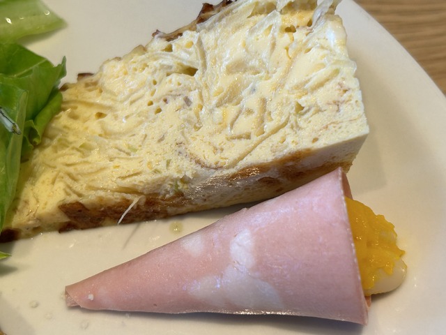 ❷フリッタータ＆ハムポテと1-1