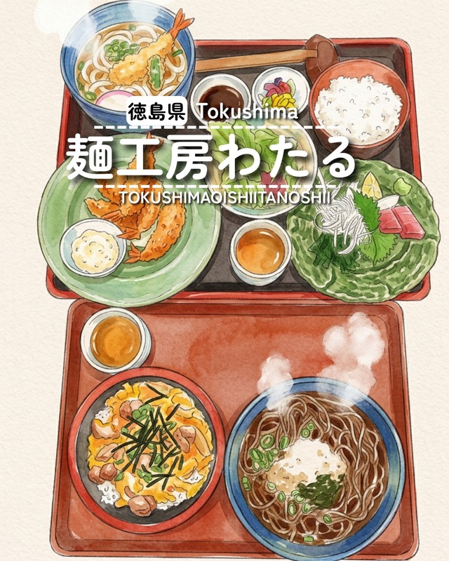 【徳島県藍住町】麺工房わたる
