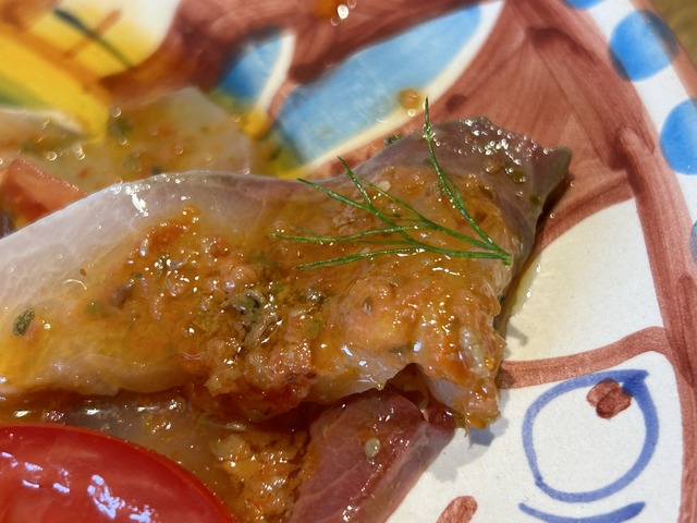 朝どれハマチのカルパッチョ1-3