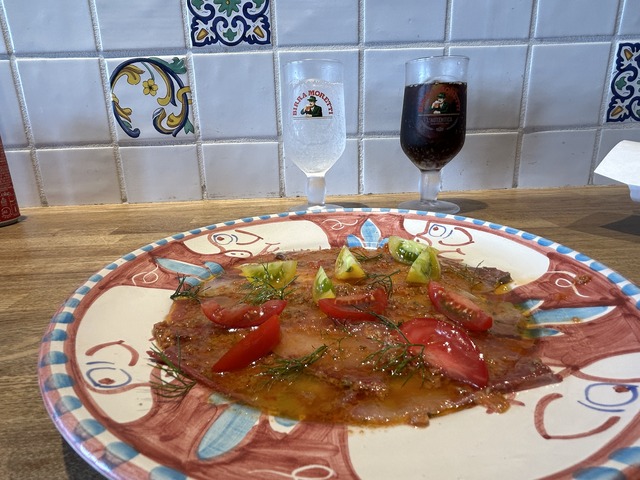 朝どれハマチのカルパッチョ1-1-1