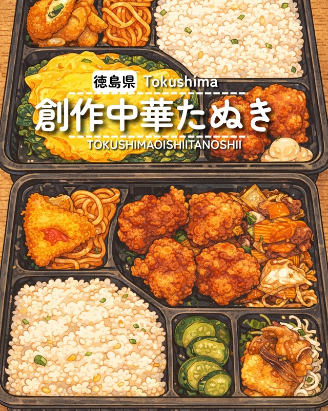 創作中華たぬき