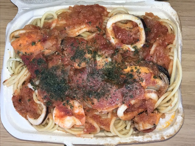 シーフードスパゲティー3