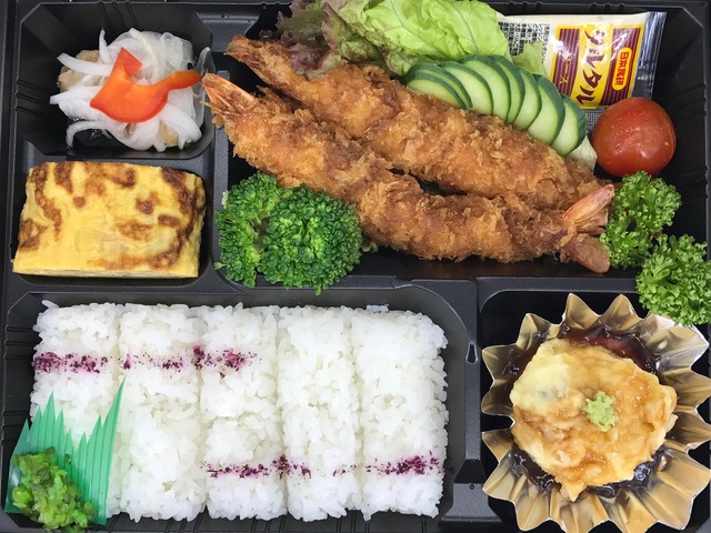 海老フライ弁当2