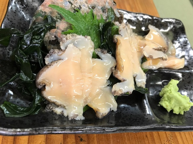 アワビ刺身3