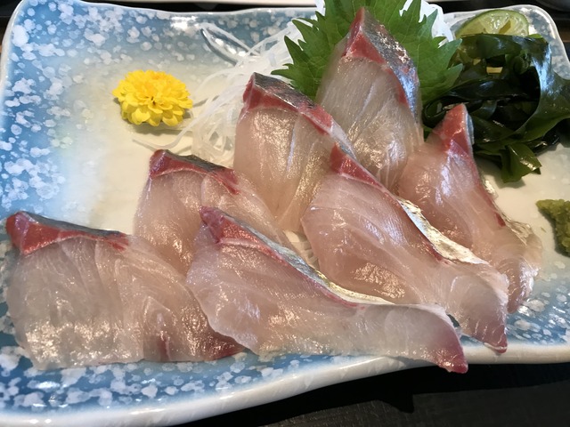 シマアジ刺身定食1