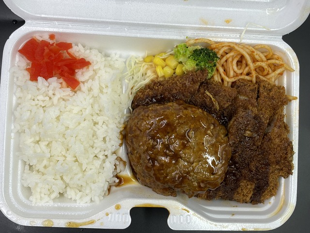 ハンバーグポークカツ1-1