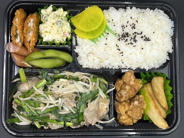 ニラ肉炒め弁当