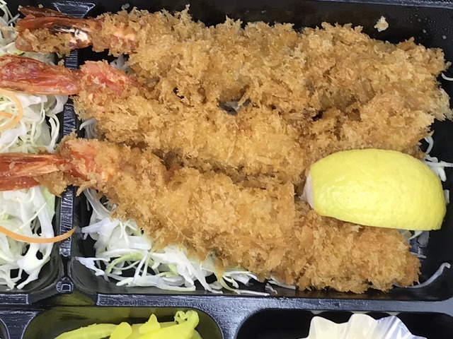 エビフライ弁当2-2