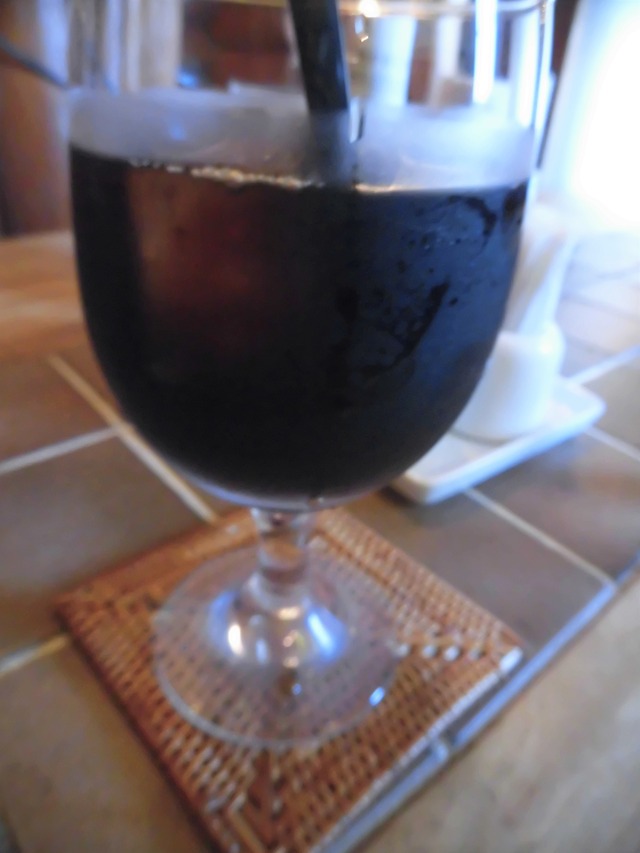 ウッドアイスコーヒー