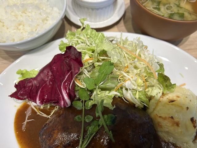 ハンバーグ定食1-4