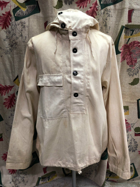 No.69 NAVY Gunner Smock(Salvage) Parka Size M about L~XL No.69 NAVY Gunner Smock(Salvage) Parka Size M about L~XL