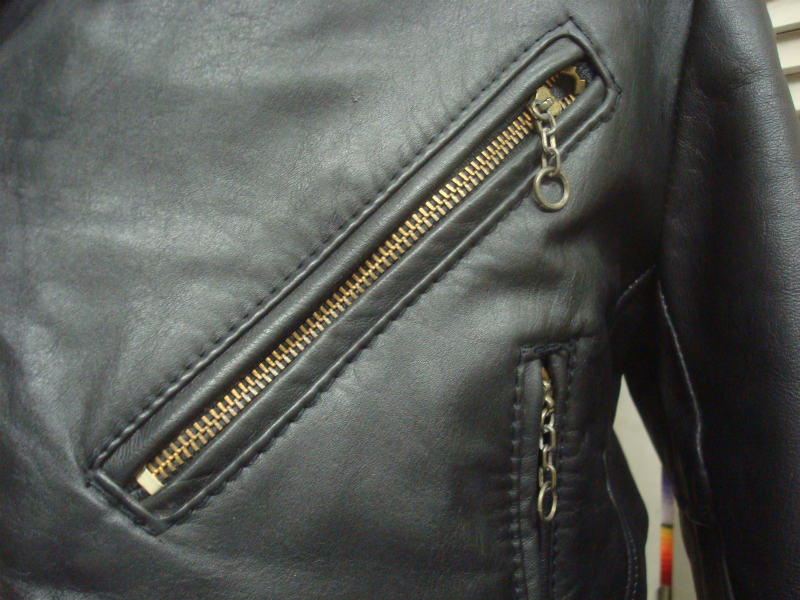 FRISCO CHOPPERS Motorcycle Leather Jacket Size 40 : GASOLINE