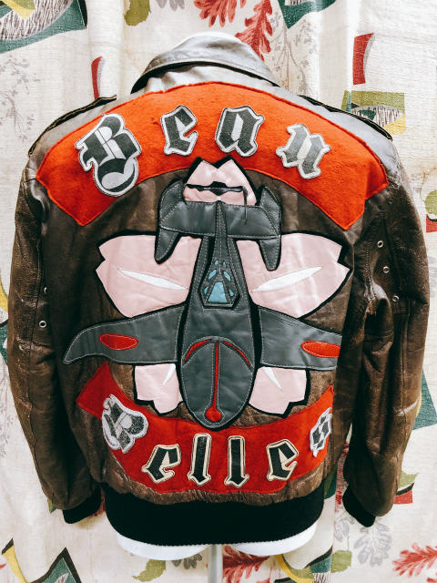 No.46 JOHNSONS LA ROCKA Bootleg Flying Jacket Size about 40