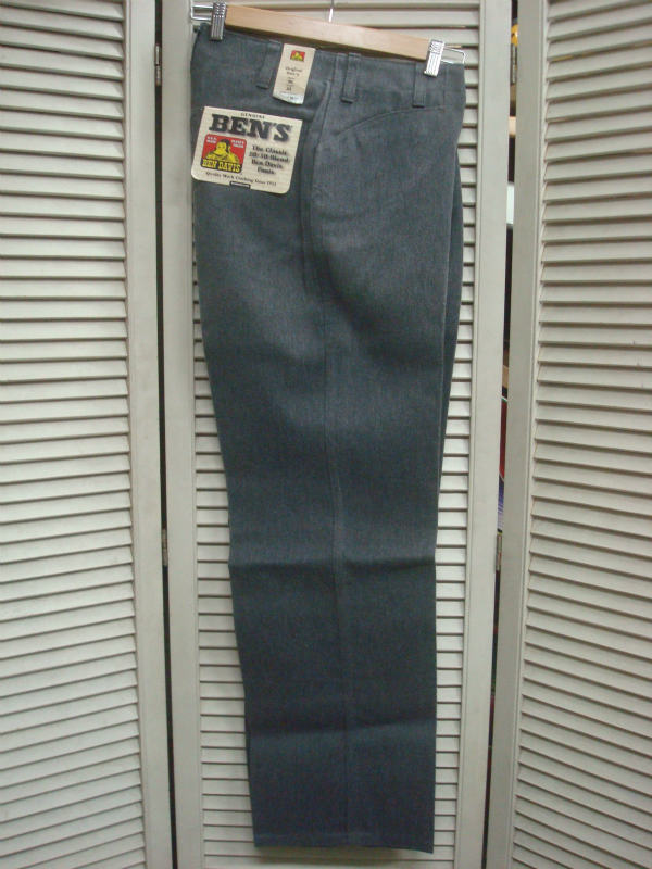 BEN DAVIS Charcoal Heather Work Pants 698 Made In USA Size 30×32