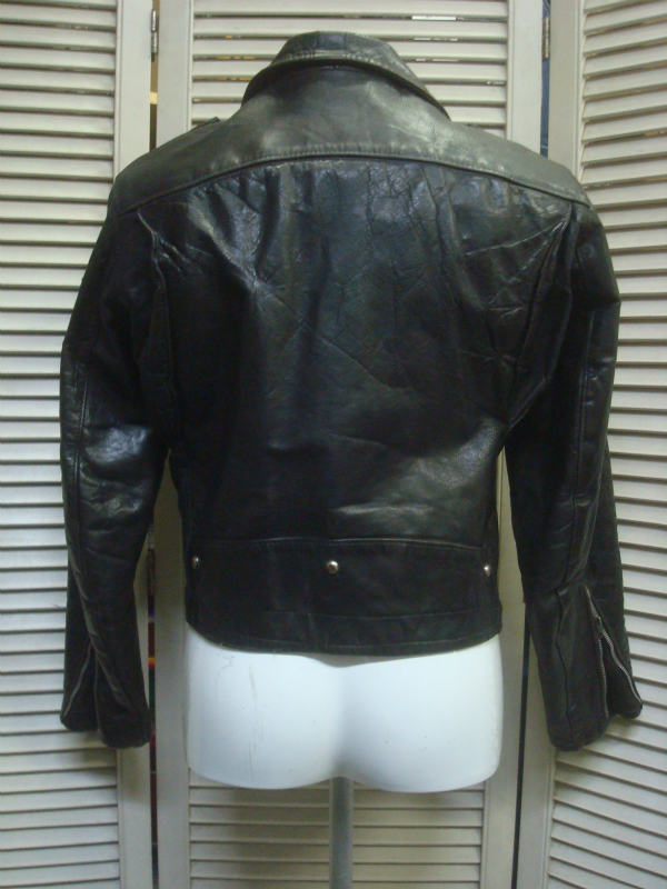 PENNEYS Two Star Motorcycle Leather Jacket Size about 36