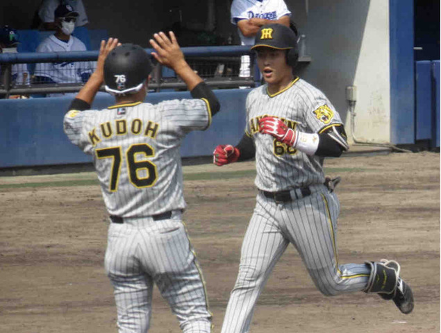 阪神・平田2軍監督、中川“地元弾”に「いってらっしゃいじゃないよ。お帰りなさいビッグフライ勇斗だよ」