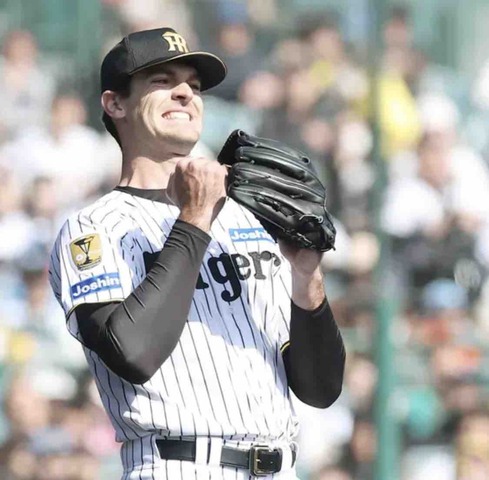 阪神・ラグズデール 4回1失点6奪三振 甲子園初登板「この雰囲気の中で投げられると思うと本当にうれしい」