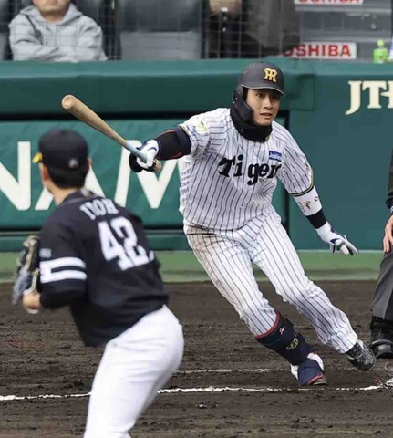 【阪神】三塁で先発出場の木浪聖也が３打席連続安打「今日だけじゃない。次に向けてやるだけ」