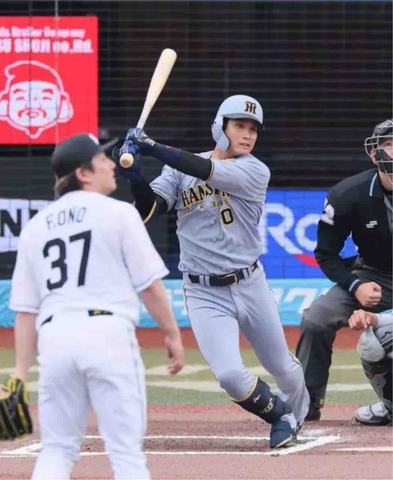 阪神・木浪聖也、代打で適時二塁打「点を取られた後の1点は大きい」