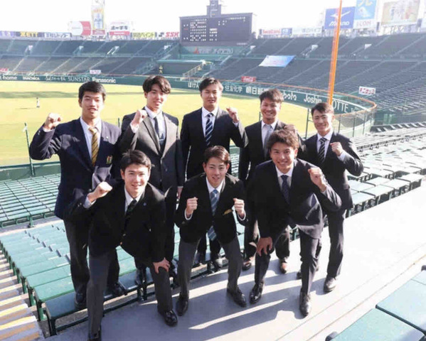 阪神　ルーキー8選手が施設見学　ドラ1・下村「やっとか…というか、凄く楽しみです」