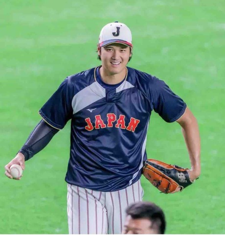大谷翔平が異例全体練習前にライブBP登板 阪神・森下翔太ら侍ジャパンナインと対戦で7奪三振の快投