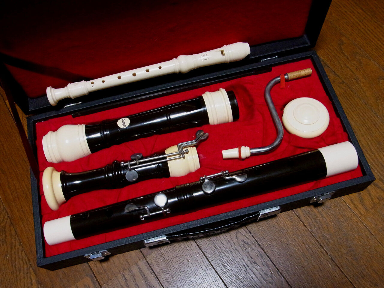 希少】AULOS NO.533-E バスリコーダー アウロス バロック式 アウロス