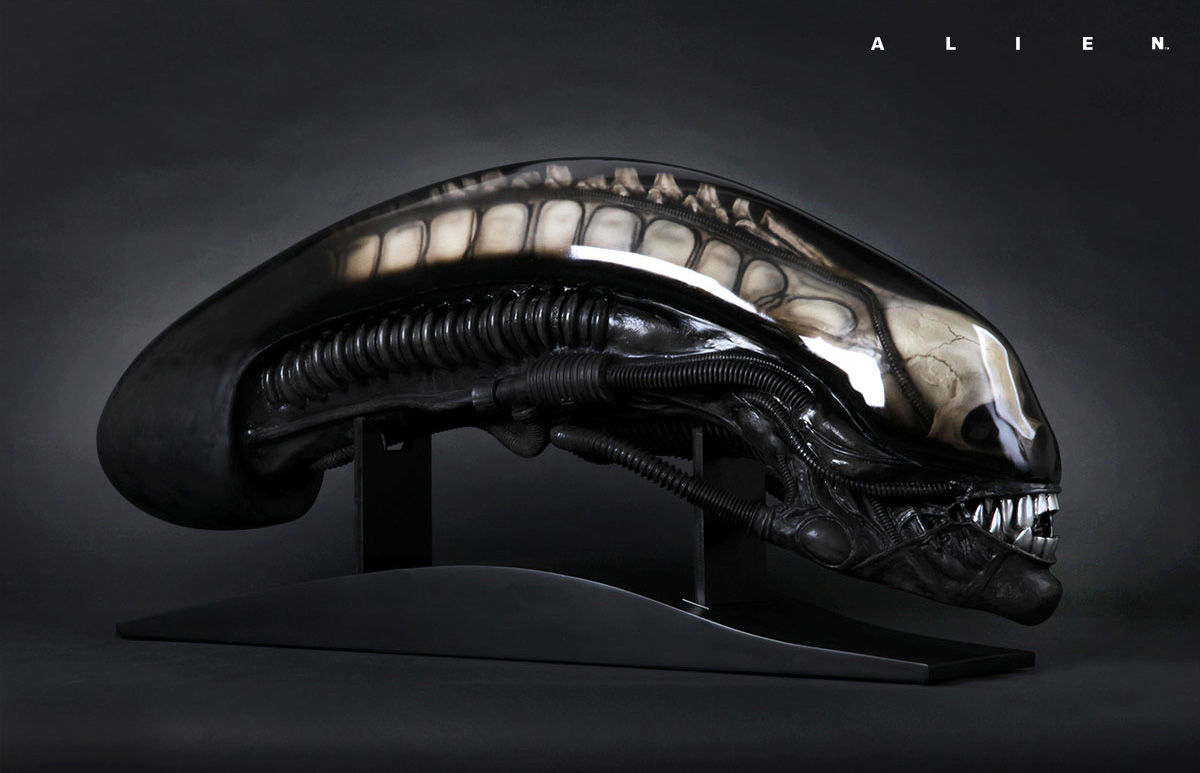 GIGER'S ALIEN - LIFE SIZE HEAD : fukuro GIGER'S ALIEN - LIFE SIZE HEAD : fukuro