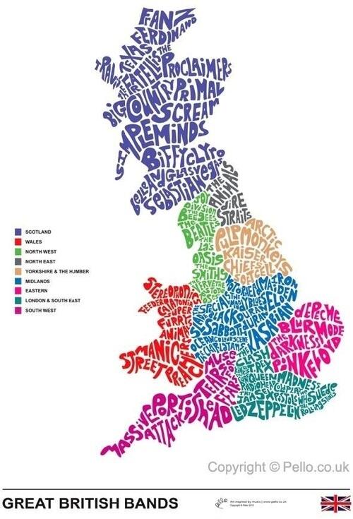 イギリスの地図 があわいこの気ままな生活