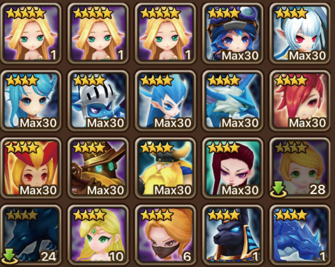 サマナーズウォー 現在のモンスター 一覧 サマナーズウォー ほのぼの攻略gt