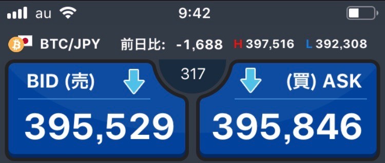 GMOコインBTCスプレッド