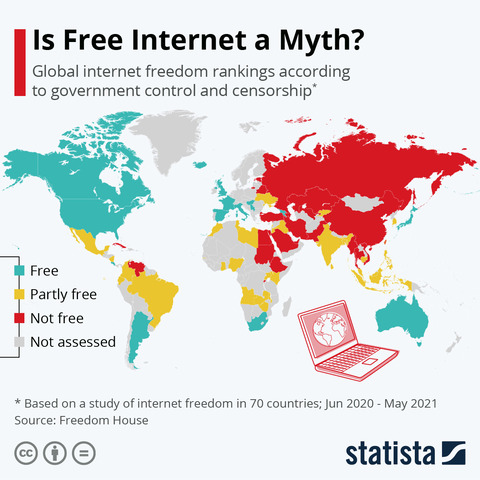 画像 ネットに自由がある国 を示した世界地図ｗｗｙｗｗｙｗｙｗｗｙｗｙｗｗｙｗ 画像あつめーる