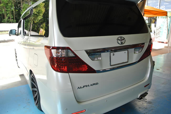 アルファード テールレンズ ハイマウントランプ交換 クルコン取付 ガレージバウムの作業日記