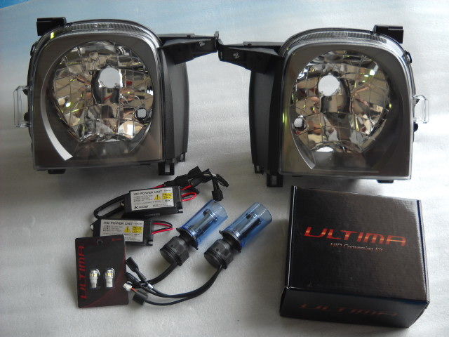 日産キューブ ヘッドライト交換 Hid化しました ガレージバウムの作業日記