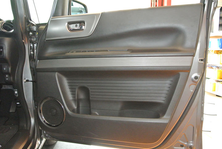 N Box Slash フロントスピーカーを交換しました ガレージバウムの作業日記