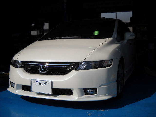 オデッセイrb1後期 ガーニッシュブレーキ点灯キット取付 ガレージバウムの作業日記