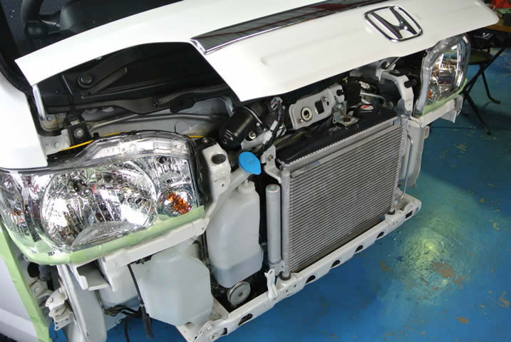 Hondaアクティトラック ホーン レーダーを取付ました ガレージバウムの作業日記