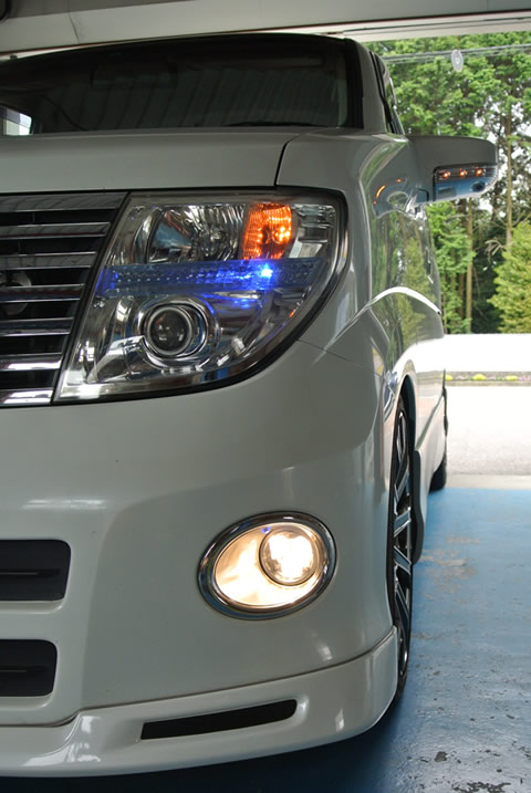 メール便送料無料 LEDフォグランプ エルグランド E51 LEDバルブ