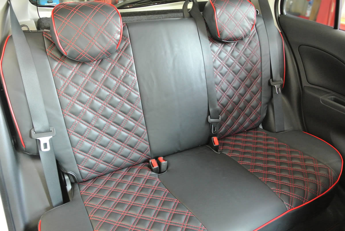 日産マーチnismo シートカバーを装着しました ガレージバウムの作業日記 日産マーチnismo シートカバーを装着しました ガレージバウムの作業日記