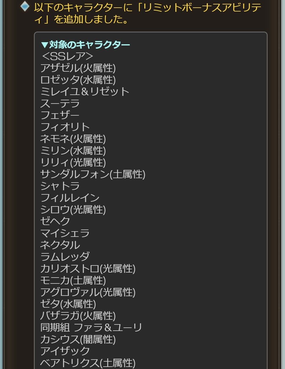 Lbサポ追加とか殿下とか グラブル自称 無課金攻略