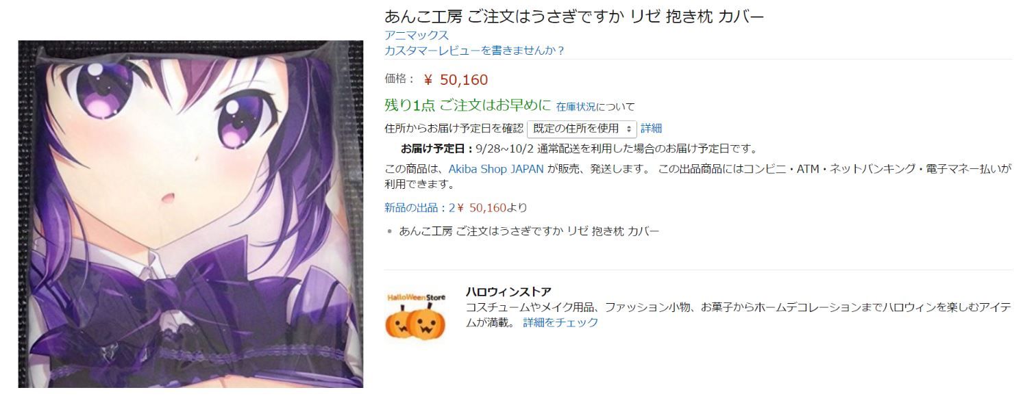 意外にamazonでは抱き枕カバーが高値で売れます プロが教える全世界転売商品情報局 意外にamazonでは抱き枕カバーが高値で売れます プロが教える全世界転売商品情報局