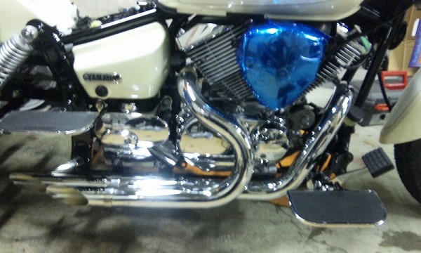 ドラッグスター250ツインソードマフラー DS250 ツインソード