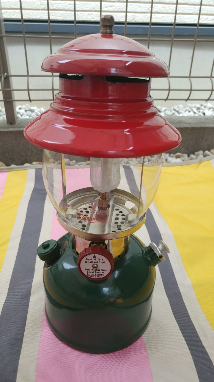 Camp 超希少 通称クリスマスランタン1951年4月製造品を手に入れた キャンプとカブで遊びたい