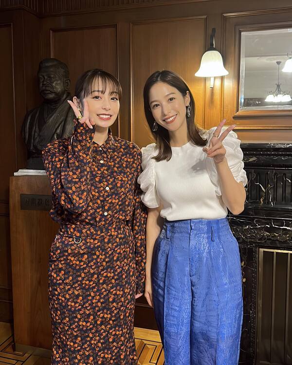 【画像】鷲見玲奈、宇垣美里との2ショット公開に「目が幸せです」の声