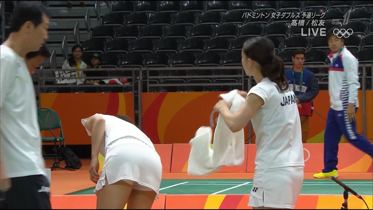 女子バド　松友　お尻　エロ 