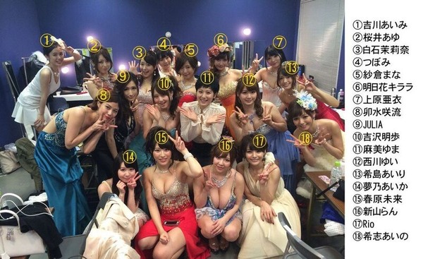【画像】10年前と現在のトップAV女優達のビジュアル