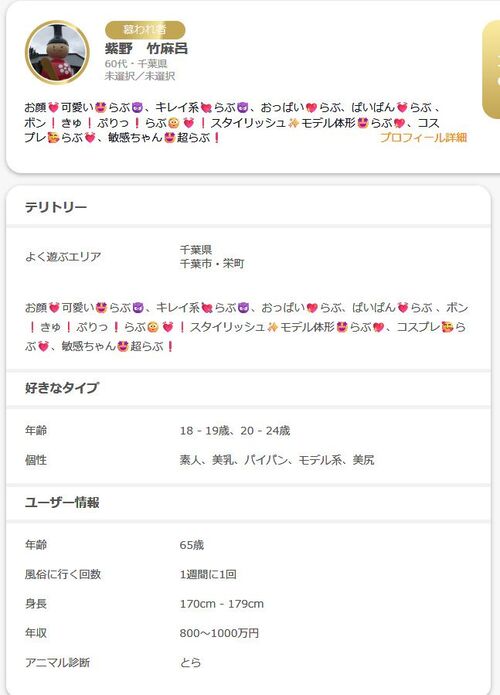 風俗好きのジジイ(65)、めっちゃ人生楽しそう