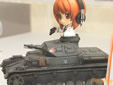 ガールズ&パンツァーフィギュアと戦車